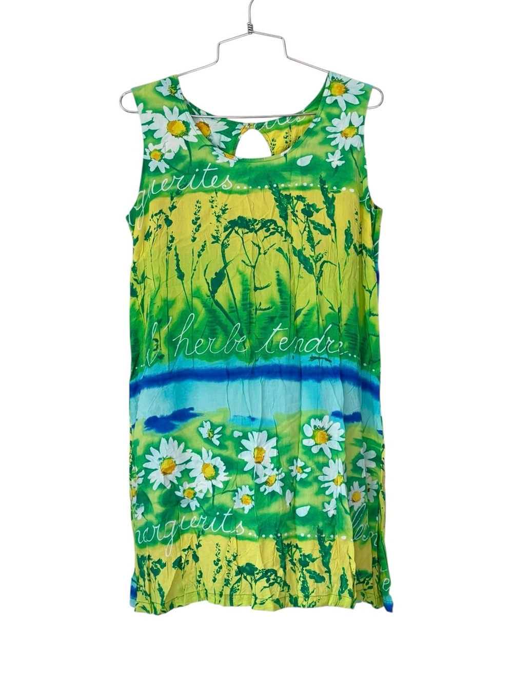 Jams World Hawaiian Dress Les Marguerites Print Size S Summer Vacation